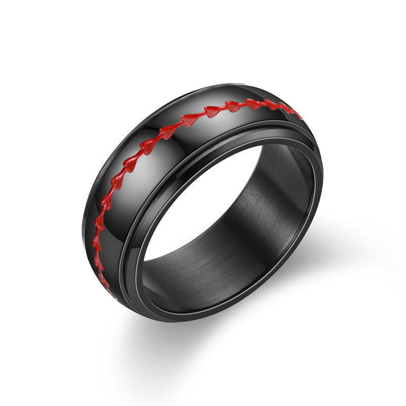 Titanium Steel Hip Hop Ring – Personality Simplicity Jewelry