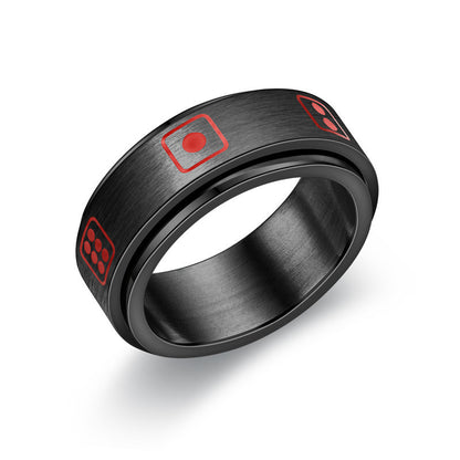 Titanium Steel Hip Hop Ring – Personality Simplicity Jewelry