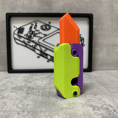 3D Gravity Carrot Fidget Knife – Fun Stress Relief Toy for Kids & Adults