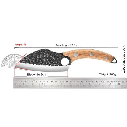 Forged High Carbon Steel Outdoor Bending Knife – Hunting & Camping Survival Knife