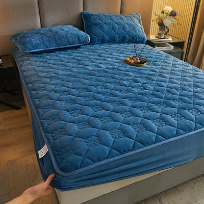 Brushed Cotton Fitted Sheet – All-Inclusive Dust Protection Mattress Cover