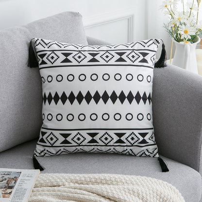 Bohemian National Style Throw Pillow – Decorative Cushion for Sofa, Bed & Living Room