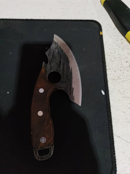 Small Kitchen Boning Knife – Forged Dedicated Slaughter & Bone Picking Knife