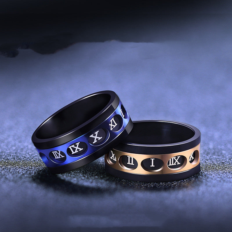 Titanium Steel Hip Hop Ring – Personality Simplicity Jewelry