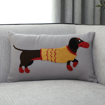 Embroidered Decorative Cushion Cover – Handcrafted Pillow Case for Sofa & Home Decor