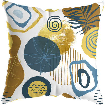 Tropical Plant Cushion Cover – Botanical Print Throw Pillow Case for Living Room Sofa