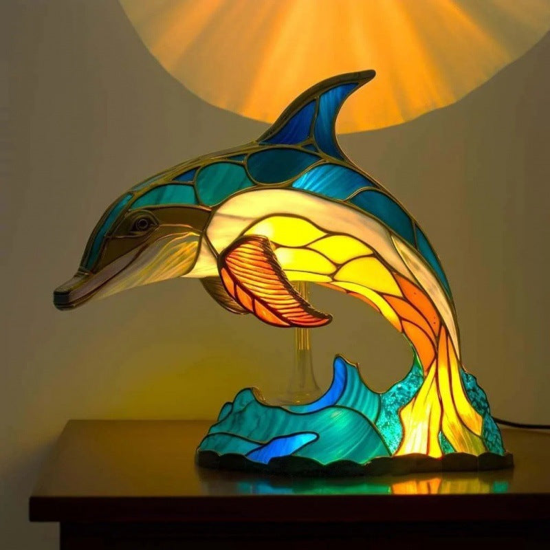 3D Animal Night Light Desk Lamp – Colorful Decorative Table Lamp
