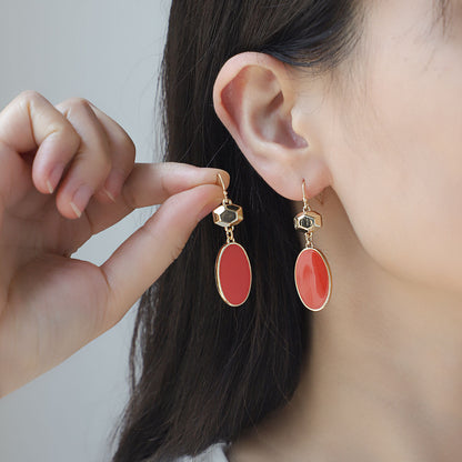 Colorful Flower Stud Earrings – Cute Summer Alloy Jewelry for Women