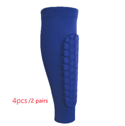 Men's Honeycomb Shank Protection Socks – Anti-Collision Non-Slip