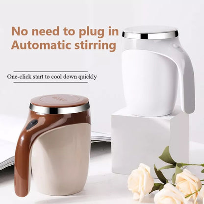 Automatic Magnetic Stirring Cup – Self-Mixing Coffee & Tea Mug, Rechargeable