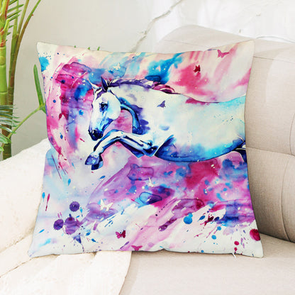 Super Soft Peach Skin Linen Pillowcase – Smooth Decorative Cushion Cover for Sofa & Bedroom