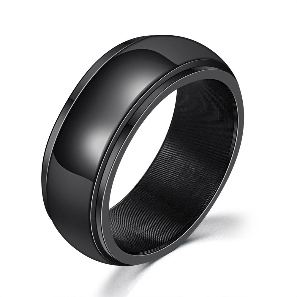 Titanium Steel Hip Hop Ring – Personality Simplicity Jewelry