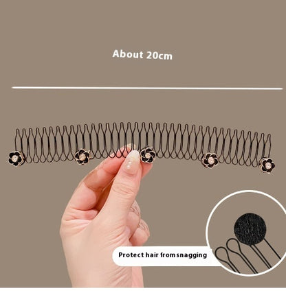 Invisible Inverted Hair Comb – Back Head Forehead Hair Band for Women