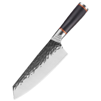 Forged Hammer Pattern Stainless Steel Kitchen Knife Set – Chef, Chopper & Slicing Knives