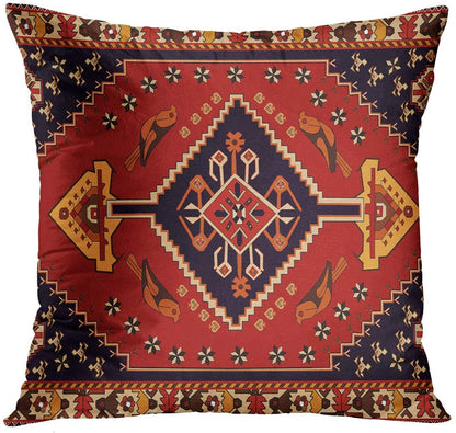 Persian Ethnic Linen Bohemian Pillowcase – Decorative Cushion Cover for Sofa & Home