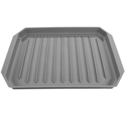 Microwave-Safe Warming Tray & Roasting Pan – Bacon & Bakeware Cooking Tray
