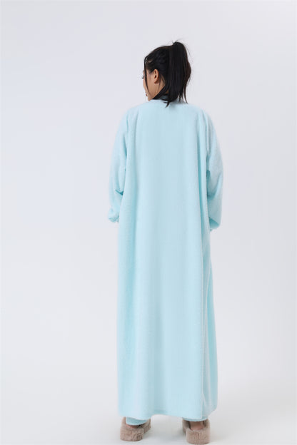 Cozy 3 Piece Pajama Lounge Set – Soft Fluffy Loungewear for Women